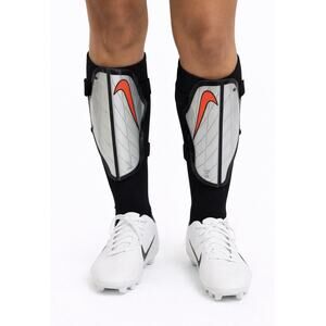 Nike Attack Stadium Shinguards Only in Grey Volt Size M 11555